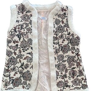 Floral Embroidered Women's Vest